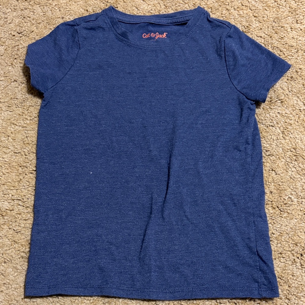Cat & Jack Navy Short Sleeve Tee